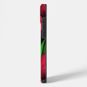 赤いチューリップ iPhoneケース (左側面)