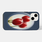 赤いチューリップ iPhoneケース (裏面横)