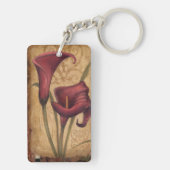 赤いチューリップI キーホルダー (裏面)