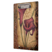 赤いチューリップI クリップボード (左)