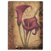 赤いチューリップI クリップボード (裏面)