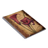 赤いチューリップI ノートブック (右側)