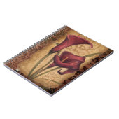 赤いチューリップI ノートブック (左側)