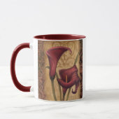 赤いチューリップI マグカップ (左)