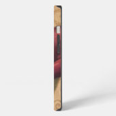 赤いチューリップI iPhoneケース (左側面)
