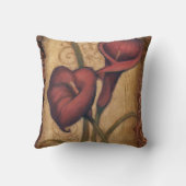 赤いチューリップII クッション (裏面)