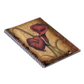 赤いチューリップII ノートブック (右側)