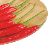 赤いチリペッパーのまな板 カッティングボード (角)