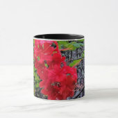 赤いツツジの花 マグカップ (中央)
