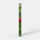 赤いツツジの花 SAMSUNG GALAXYケース (右側面)