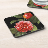 赤いツバキ1833年 コースター (左側)