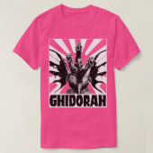 赤いティースのためのギドラー王の日の出 Tシャツ (デザイン正面)