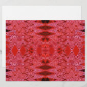 赤いテクスチャーのスクラップ (正面/裏面)