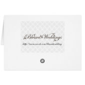 赤いテーブルシーティングカード (裏面横)