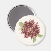 赤いデイジー枠 マグネット (正面/裏面)