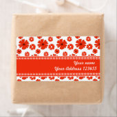 赤いデイジー ラベル (インサイチュ)