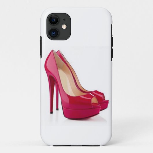 赤いデザイナースチレットヒールのiPhone 5/5sの箱 Case-Mate iPhoneケース (裏面)