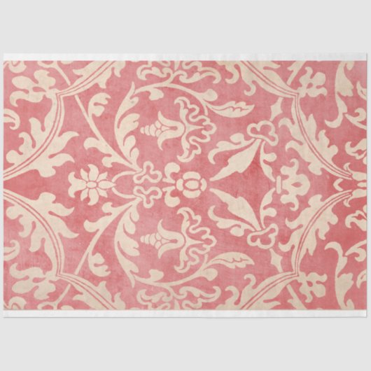 赤いデマスクデコページ紙 薄葉紙 (正面)