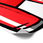 赤いトイロケットポスター ポスター (角)