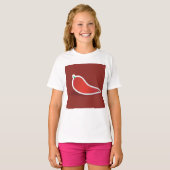 赤いトウガラシ Tシャツ (正面フル)
