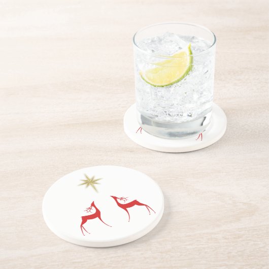 赤いトナカイ コースター (側面)