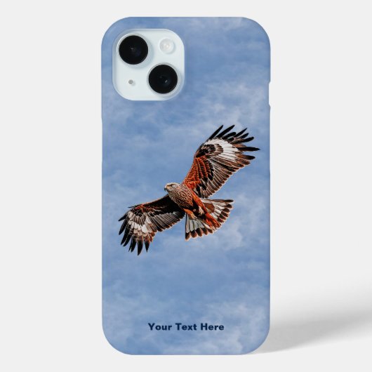 赤いトビの空中舞い Case-Mate iPhoneケース (裏面)