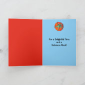 赤いトマト青いサンキューカード サンキューカード (内部)