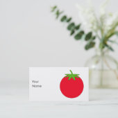 赤いトマト 名刺 (スタンド正面)