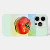 赤いトマト 緑のiPhone / iPadケース Case-Mate iPhoneケース (裏面 (横))