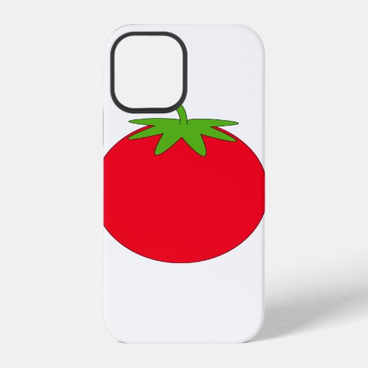 赤いトマト。 iPhoneケース (裏面)