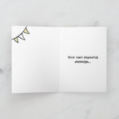 赤いトラクターのカントリーウェディング カード (内部)