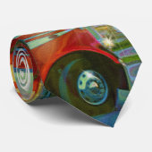 赤いトラックの大きい装備のトラック運転手のファッションのタイ ネクタイ (ロール)