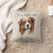 『赤いトリ・オージー』 クッション (ブランケット)