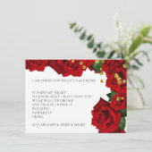 赤いトルコバラすまん謝罪カード サンキューカード (スタンド正面)