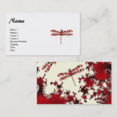 赤いトンボのプロフィールカード 名刺 (正面/裏面)