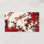 赤いトンボのプロフィールカード 名刺 (裏面)