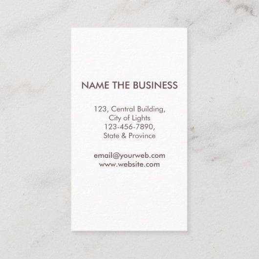 赤いトンボのレトロのヴィンテージの幸運の入れ墨 名刺 (裏面)