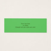 赤いトンボ自然ミニブックマーク (裏面)