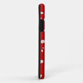 赤いトープ茸のドットパターン Case-Mate iPhoneケース (裏面/右)