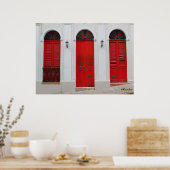 赤いドアを選択 ポスター (キッチン)