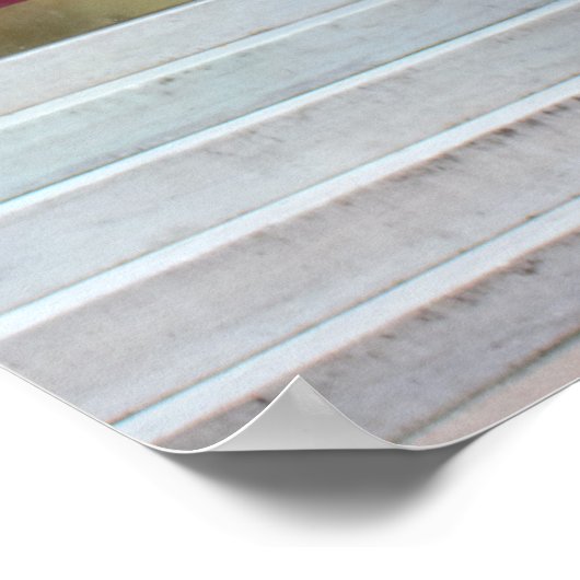 赤いドアフォト ポスター (角)