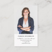 赤いドア実在の不動産写真 名刺 (裏面)