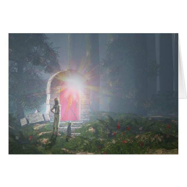 赤いドア (正面横)