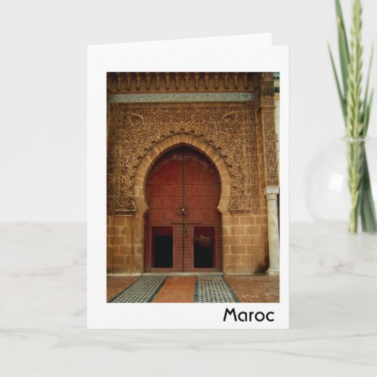 赤いドア カード (正面)