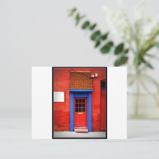 赤いドア ポストカード (スタンド正面)