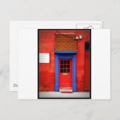 赤いドア ポストカード (正面/裏面)