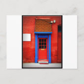 赤いドア ポストカード (正面)