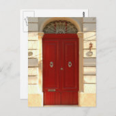 赤いドア ポストカード (正面/裏面)