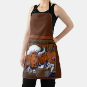 赤いドキシーズ エプロン (インサイチュ)