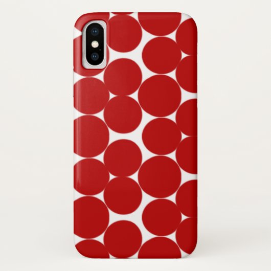 赤いドット Case-Mate iPhoneケース (裏面)